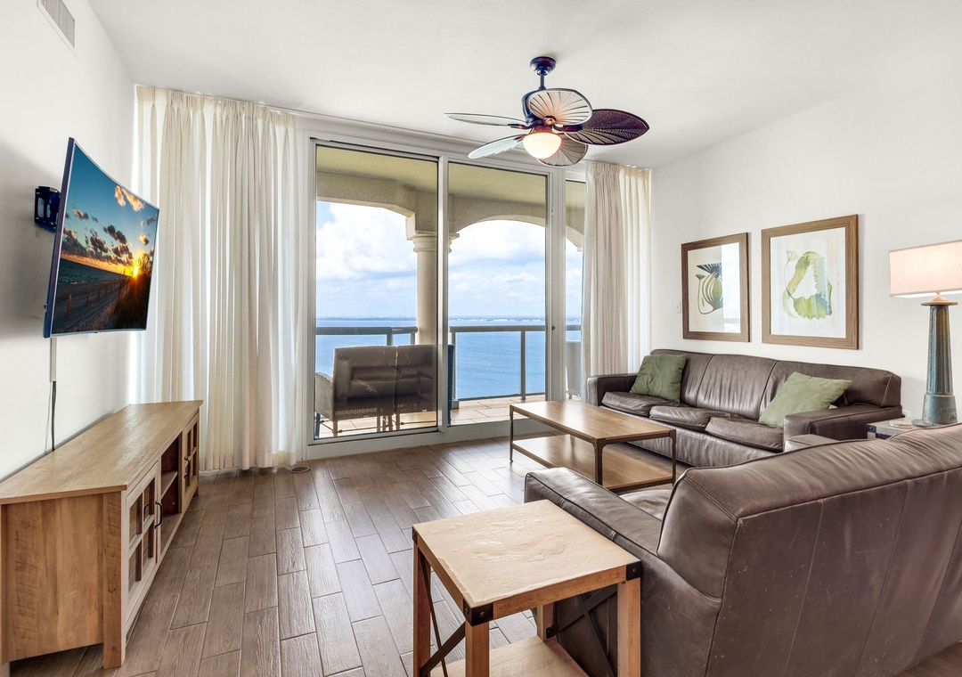 Balcony access from the living room