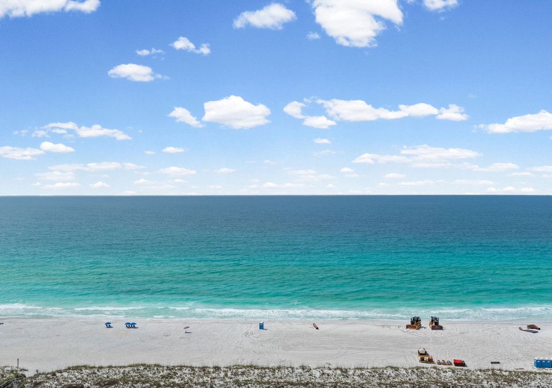 Stunning views from the balcony