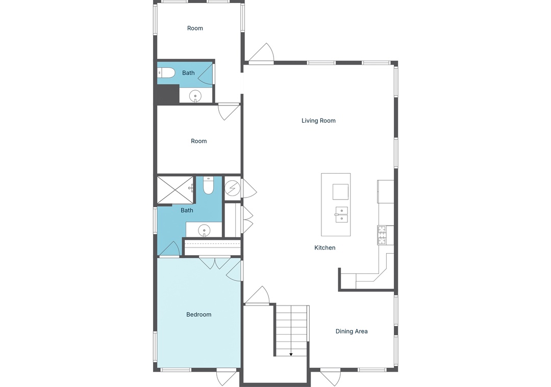 First floor - floorplan