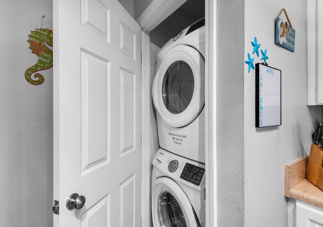 In-unit laundry