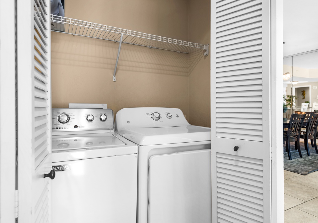 In-unit laundry
