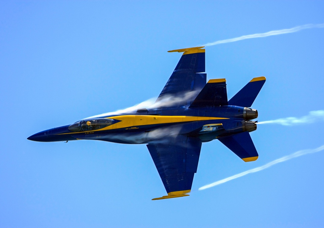 The amazing Blue Angels