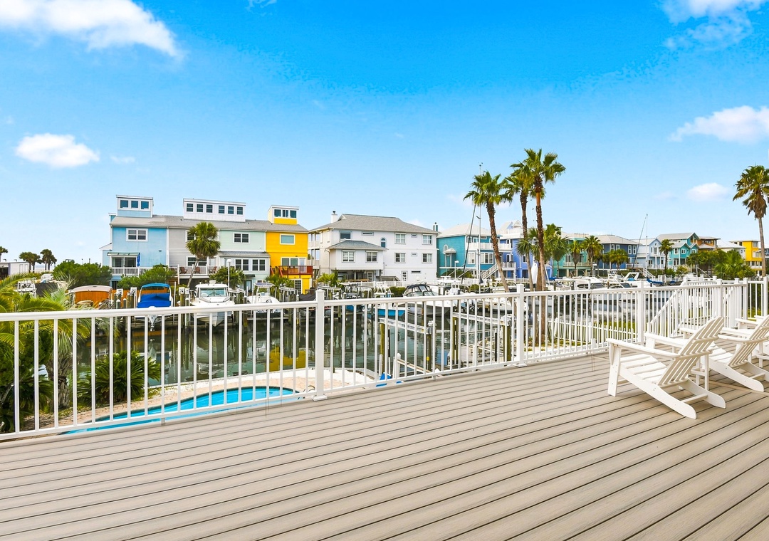 Top floor balcony
