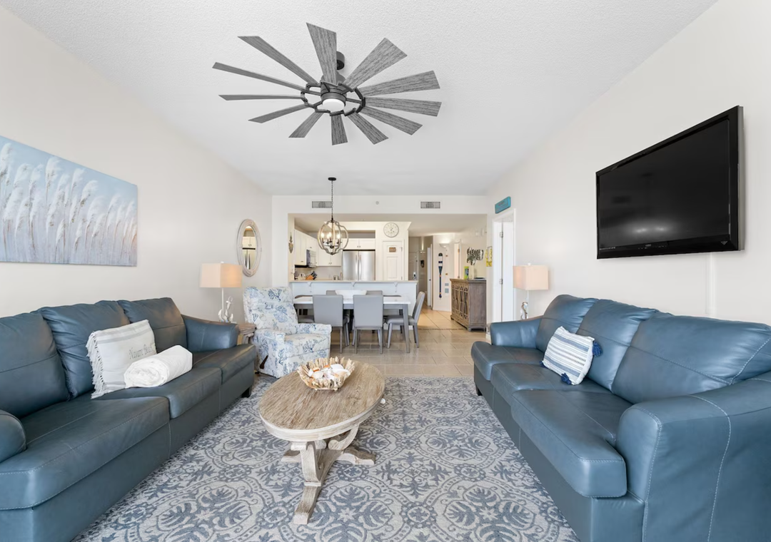 Comfortable living room seating