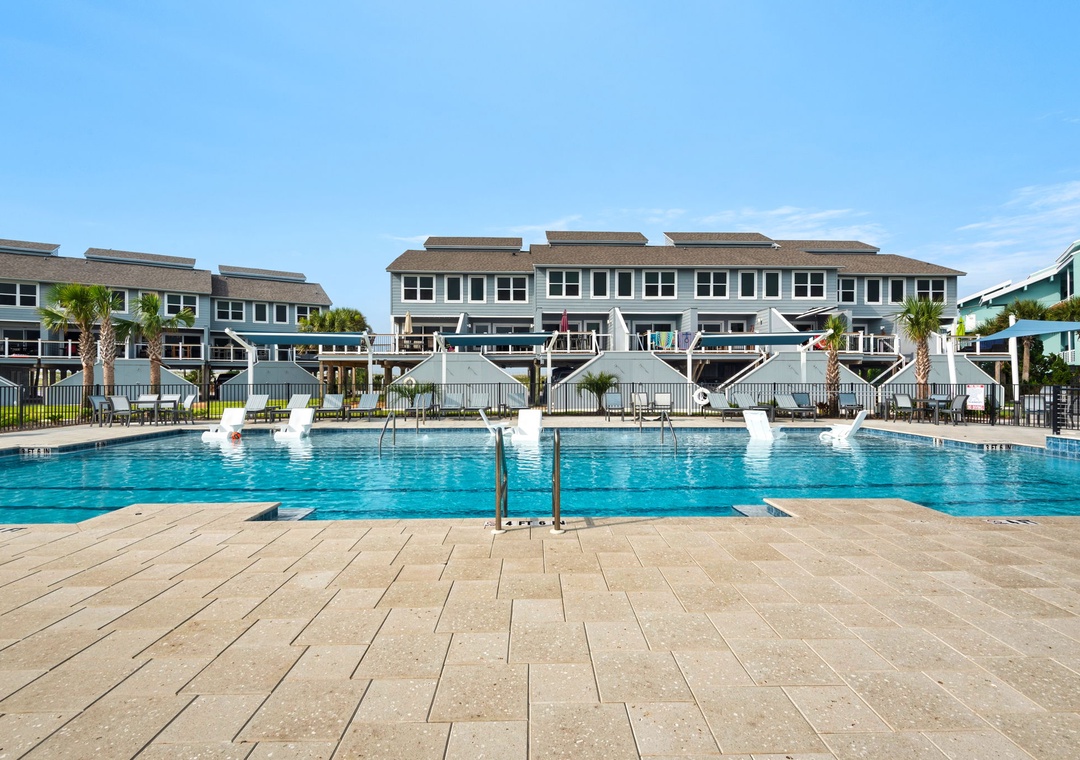 Community outdoor pool