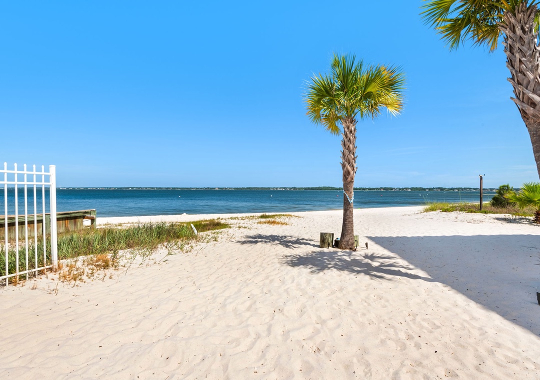 Private beach access