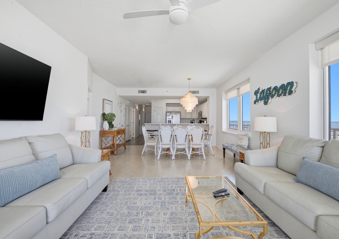 Spacious and open