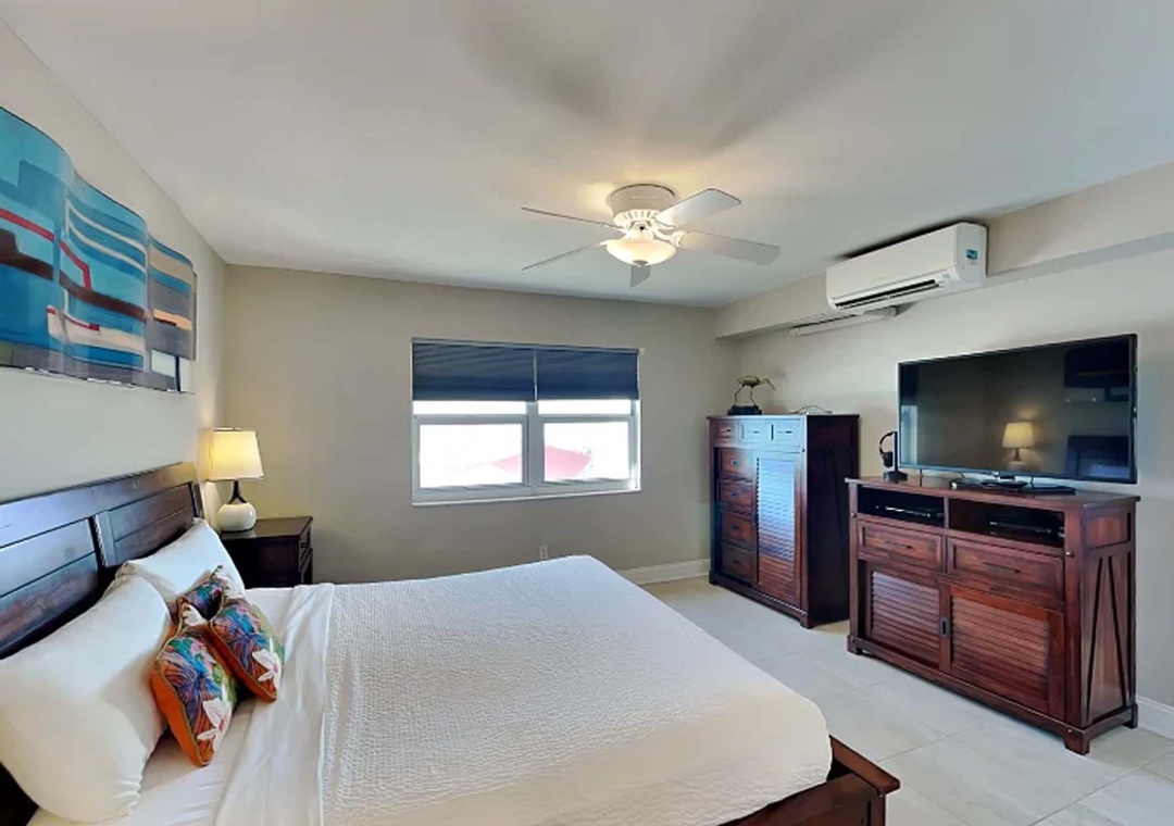 Bedroom 1 with king bed