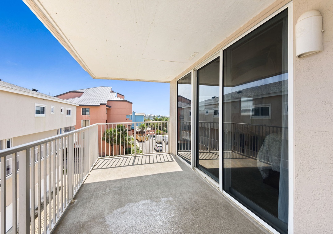 Private balcony