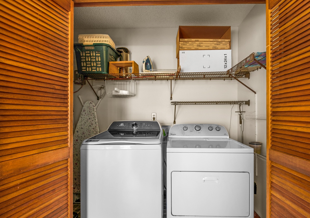 In-unit laundry