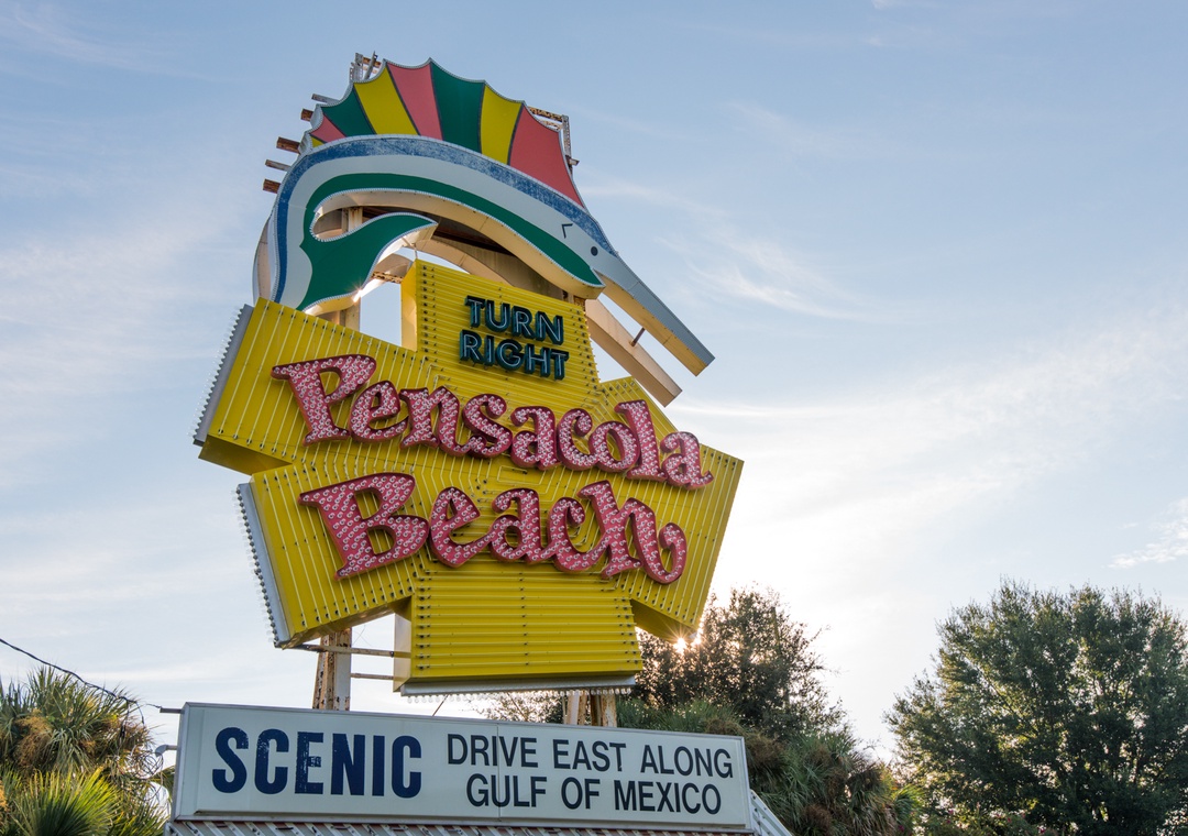 Pensacola Beach Sign