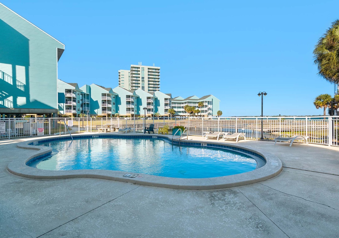 Community outdoor pool