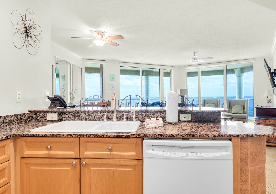 Kitchen with a view