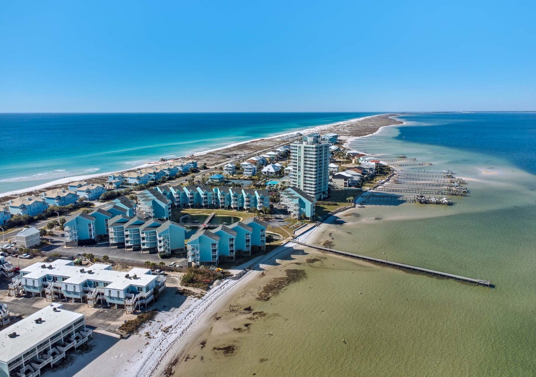 Baywatch aerial view