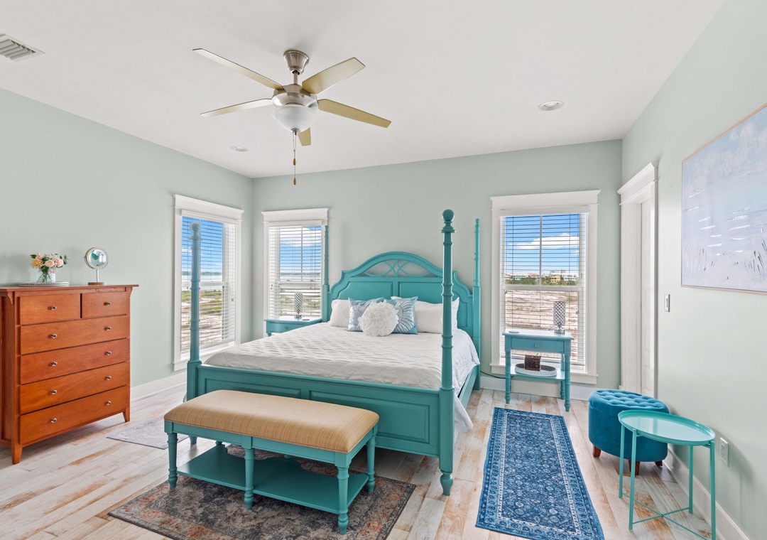 Second floor primary bedroom