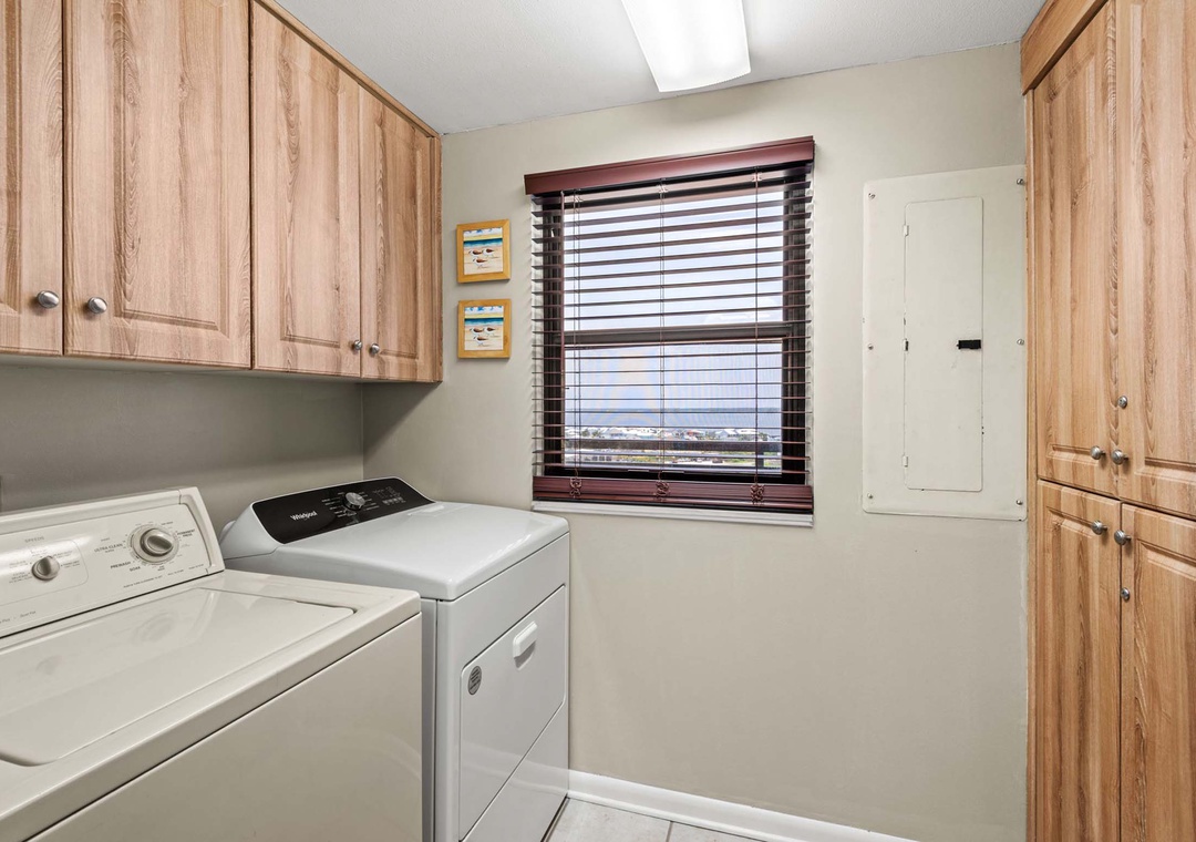 In-unit laundry