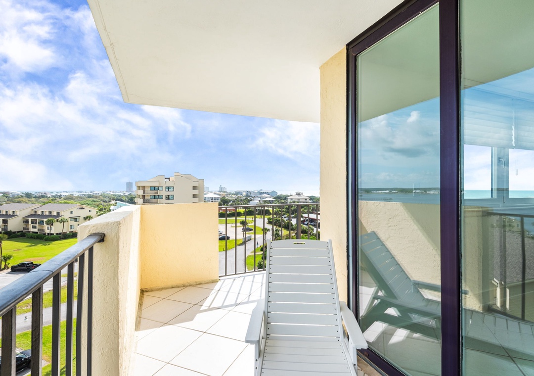 Private balcony