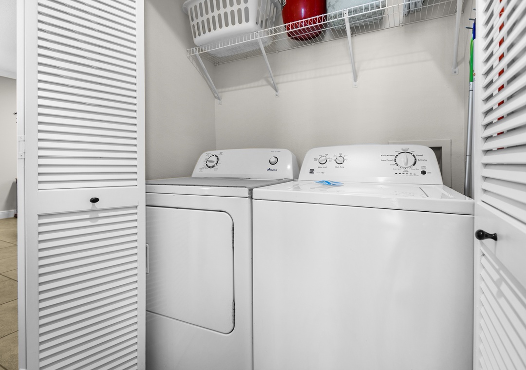 In-unit laundry
