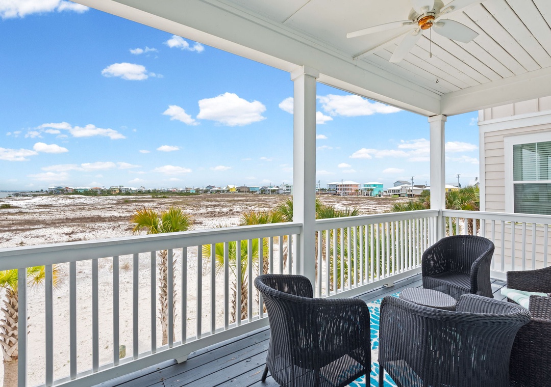 Enjoy the view from one of the balcony
