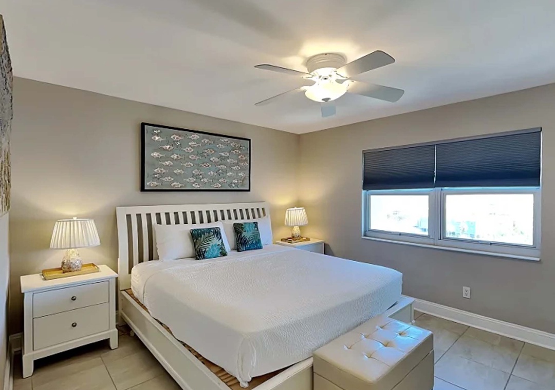 Bedroom 2 with king bed