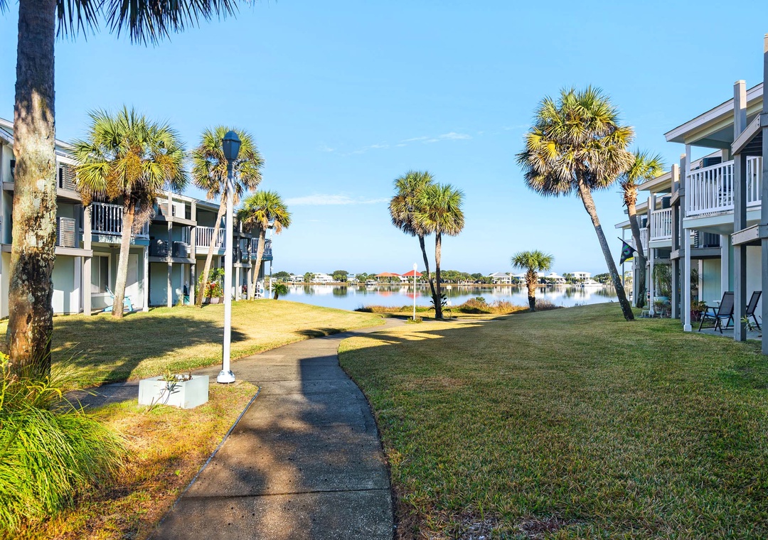 Walkway to the water