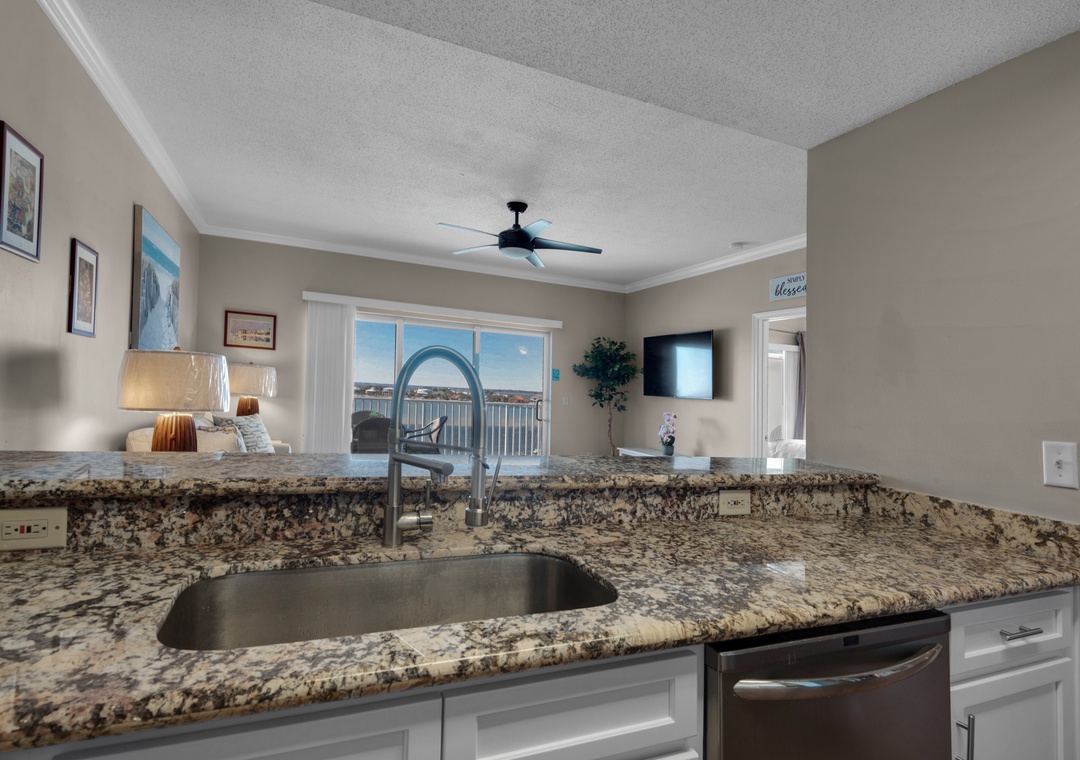 View from the kitchen