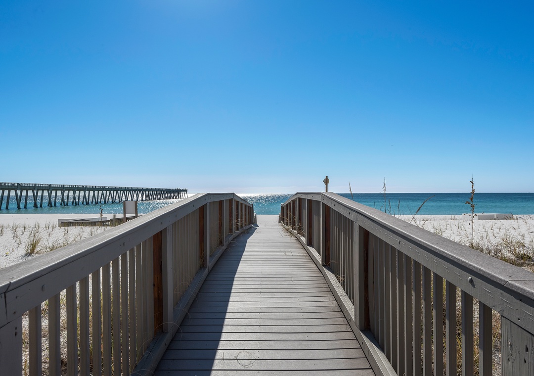 Boardwalk to the beach