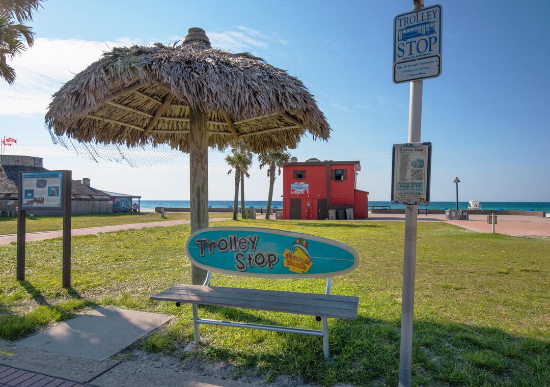 Ride the Pensacola Beach Trolley