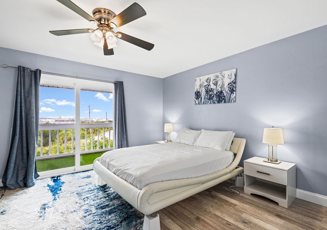 Top floor primary bedroom