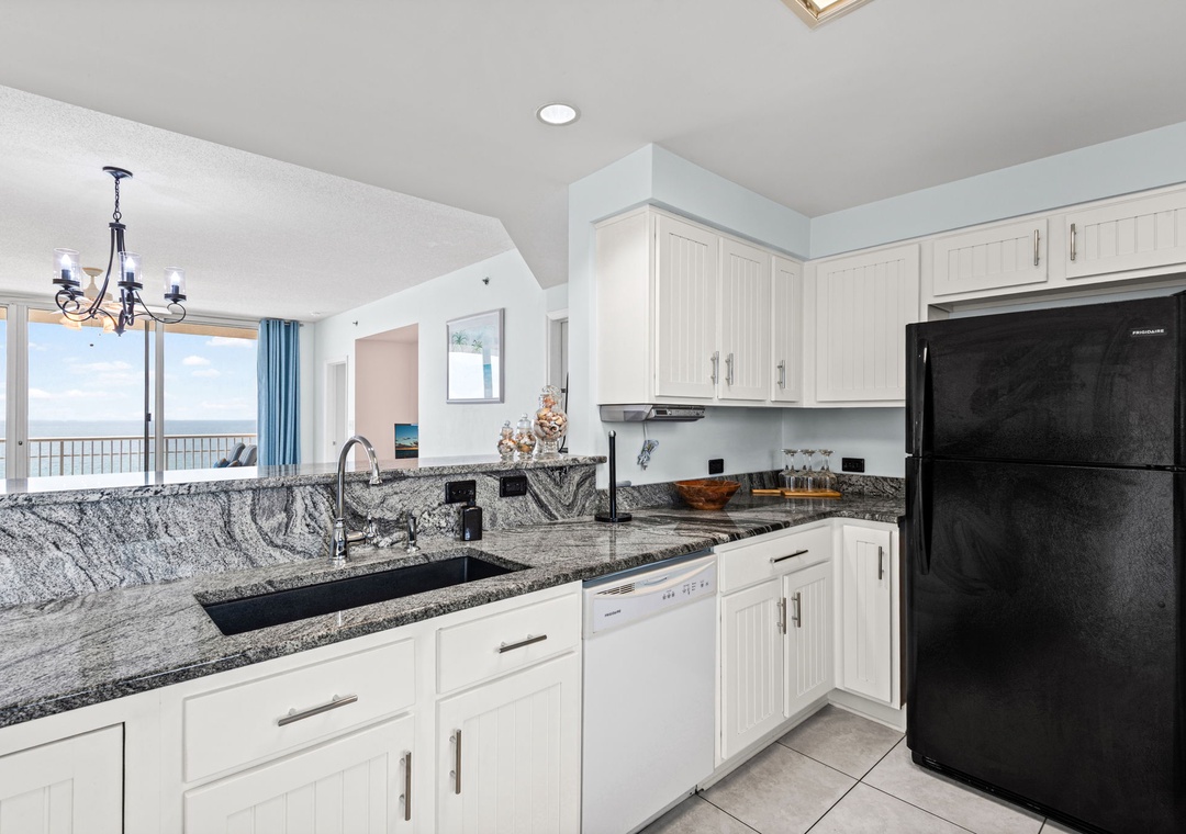Kitchen with a view