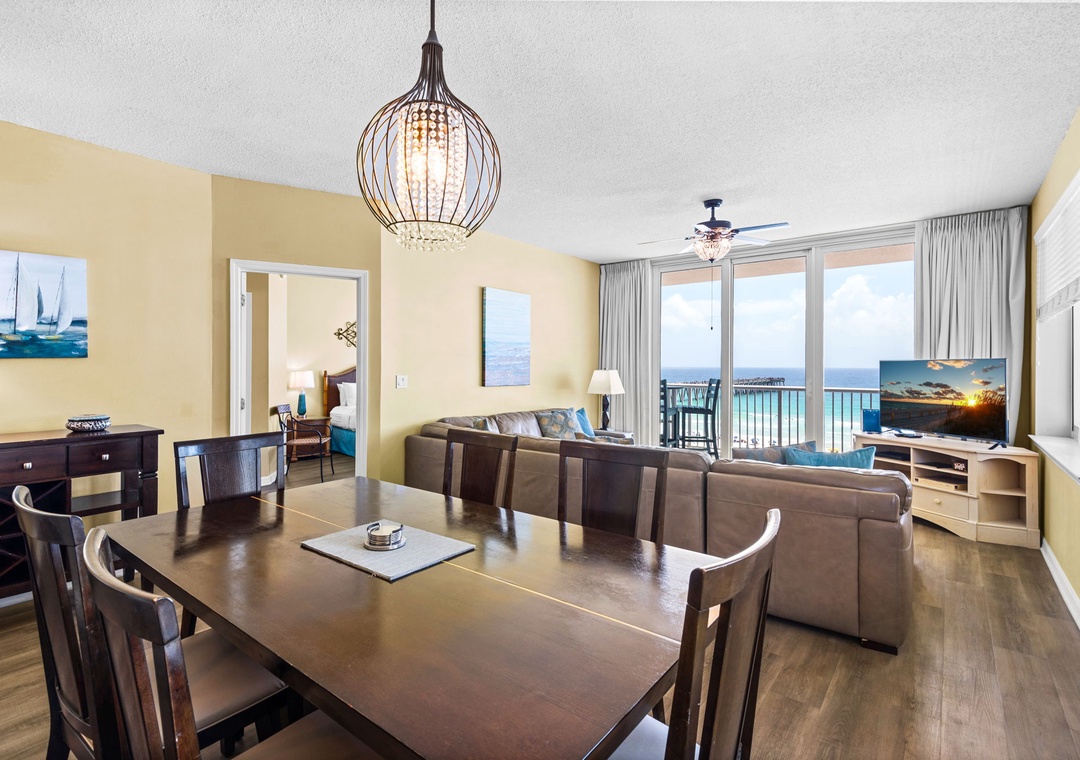 Living and dining space