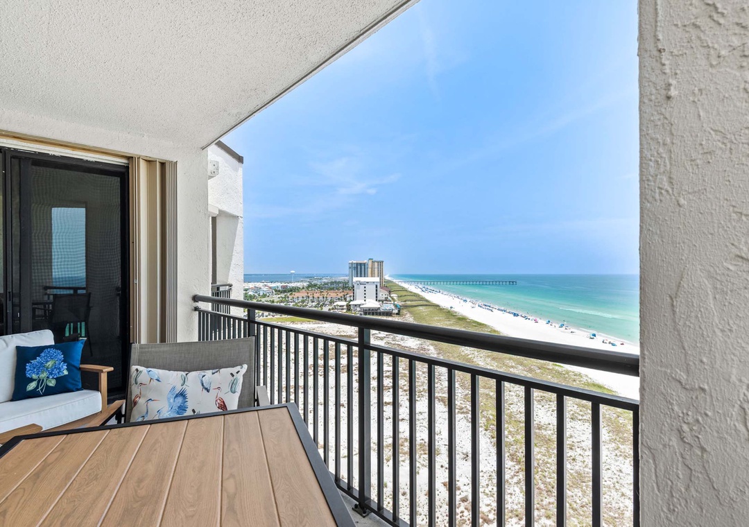 Relax with Gulf views