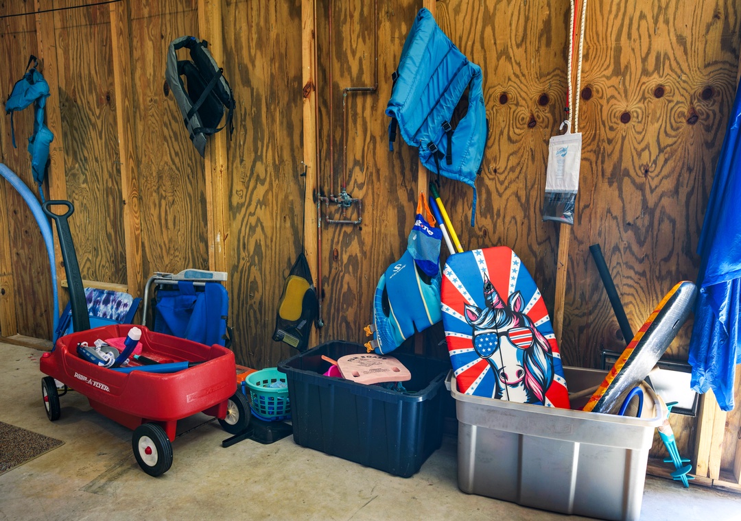 Beach equipment available for guest use