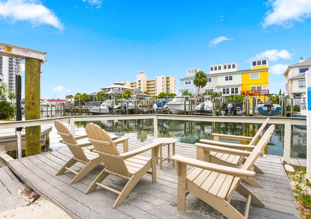 Relax and watch the boats go by