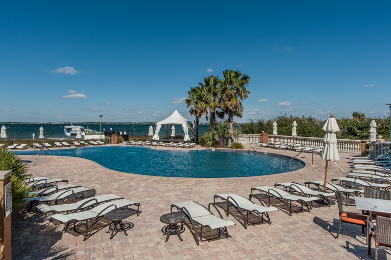 Catch some rays by the Portofino outdoor pool