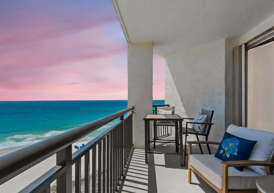 Enjoy stunning sunsets