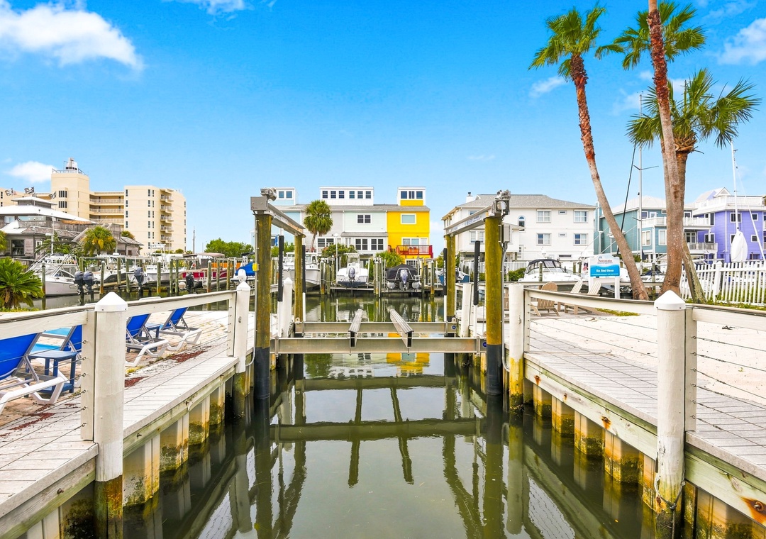 Private boat slip