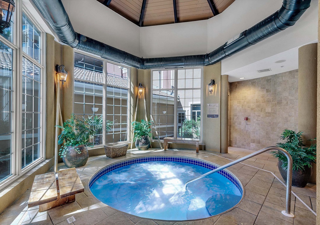 Indoor hot tub