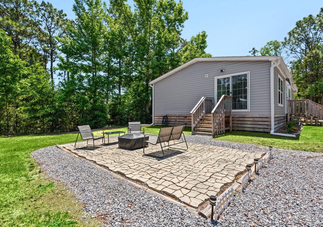 Enjoy the outdoor patio