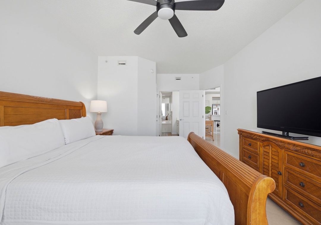 Primary king bedroom