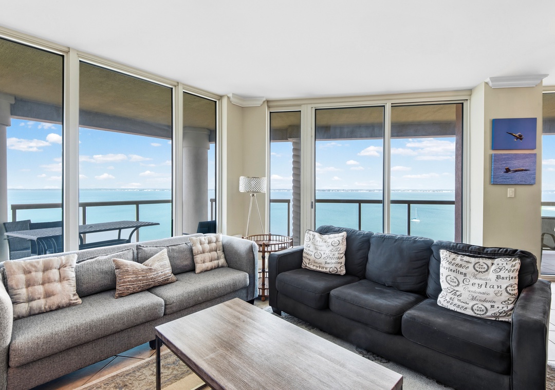 Comfortable living room seating