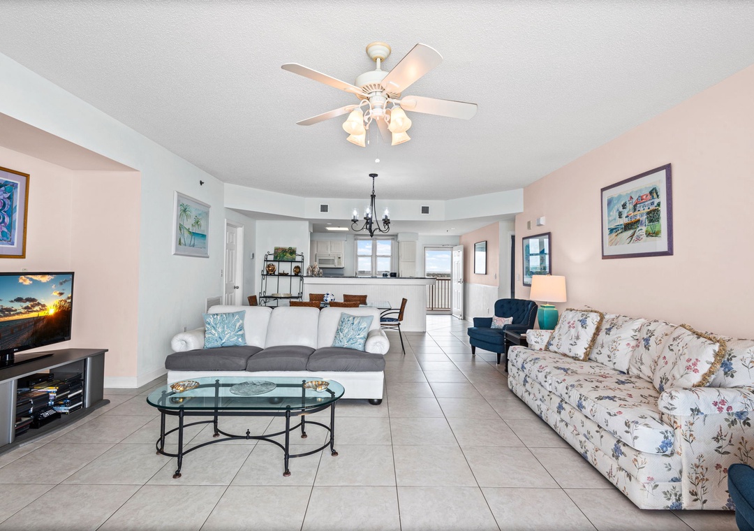 Spacious living area