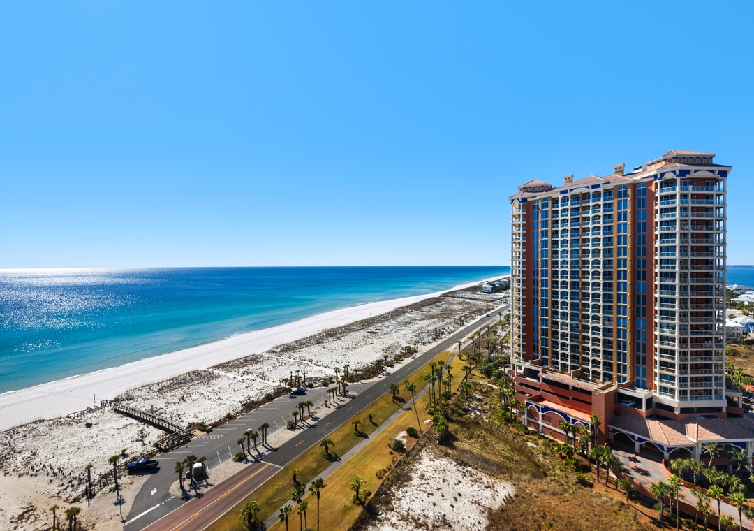 Enjoy the view of the turquoise waters