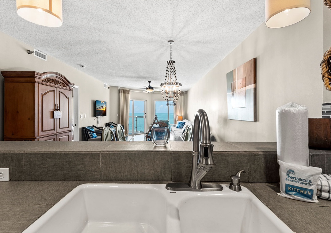 Kitchen with a view