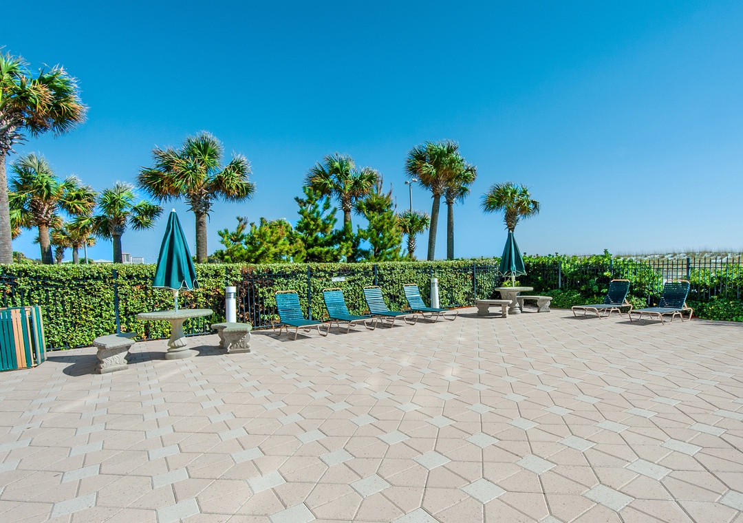 Lounge on the pool deck