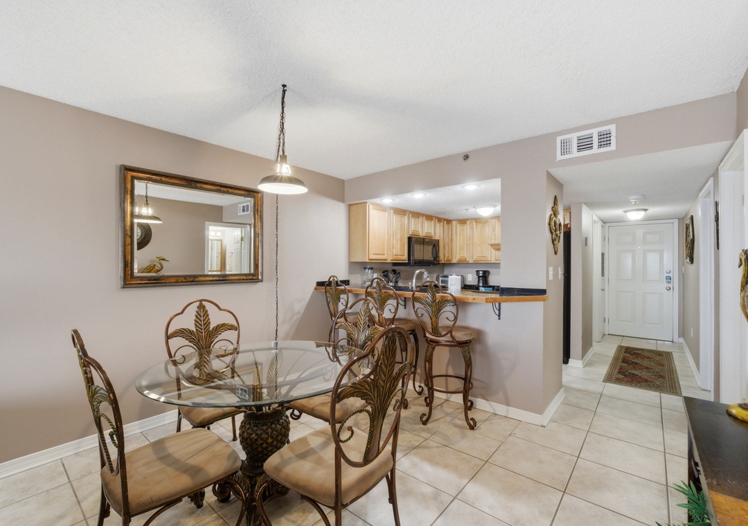 Ocean Breeze West 804- Dining Room to Kitchen