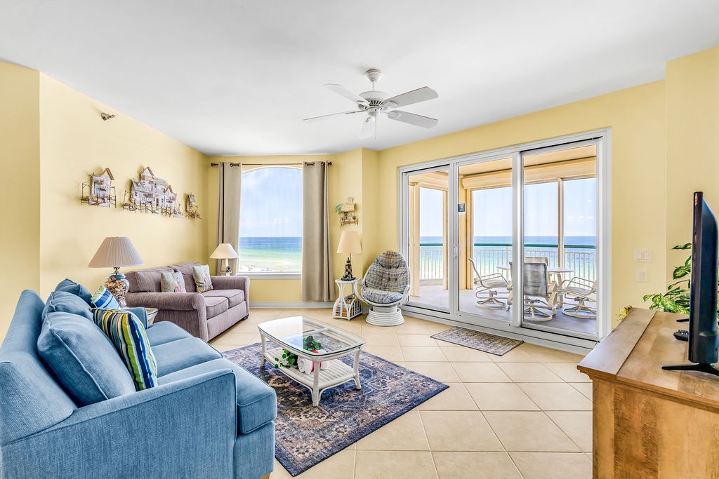 Living Room View to Balcony