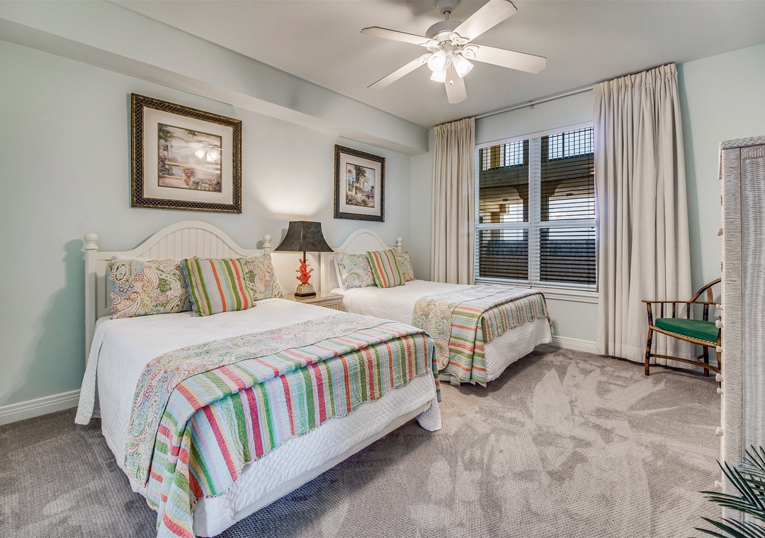 Beach Colony West 9B Guest Bedroom #1 Double Beds