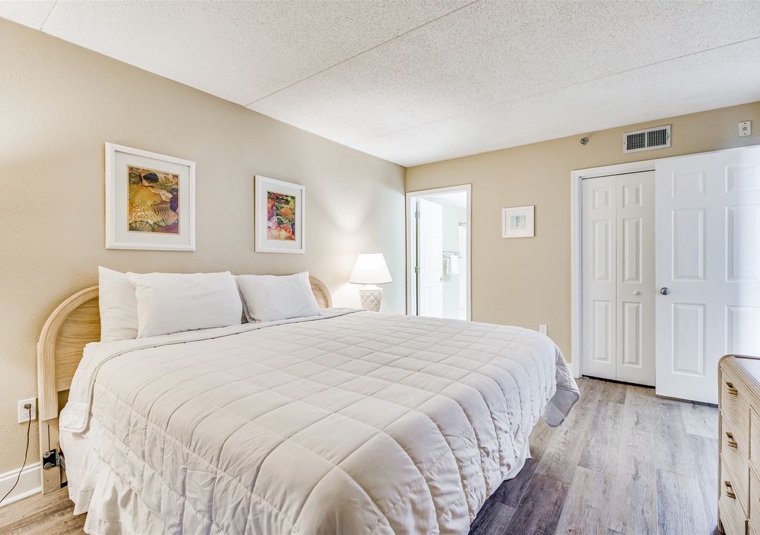 Ocean Breeze West 303 Guest Bedroom #1 with Attached Bathroom