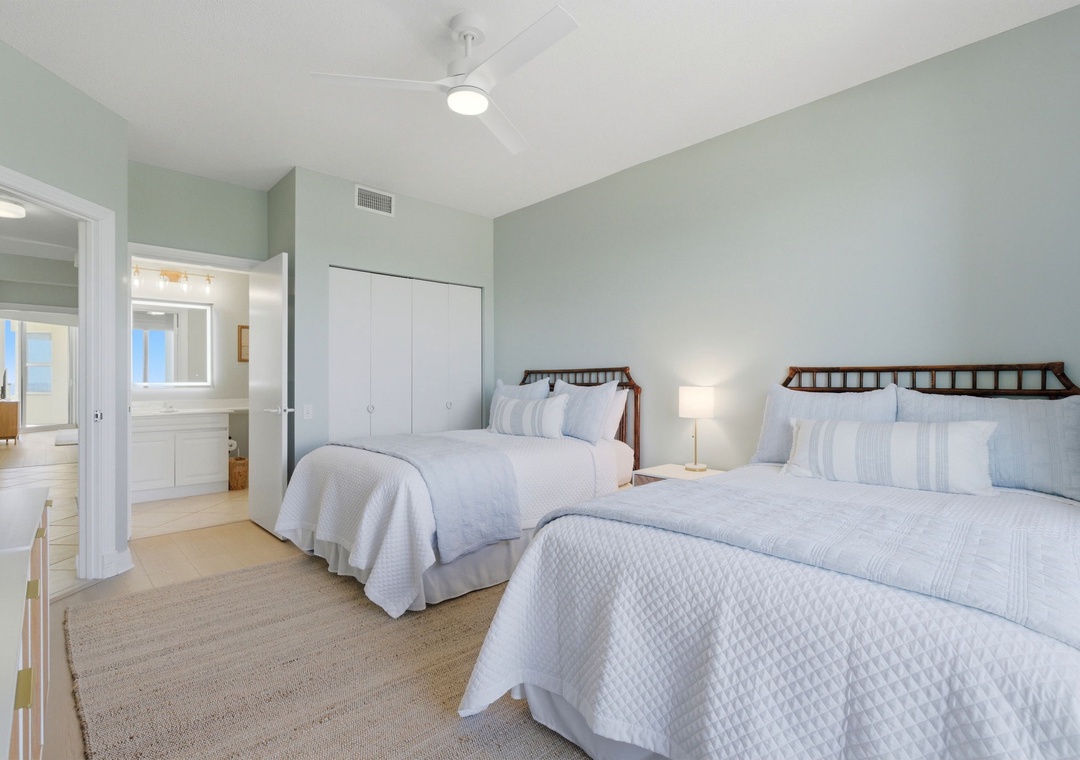 Beach Colony E13A- Bedroom 2 & View towards Bathroom 2